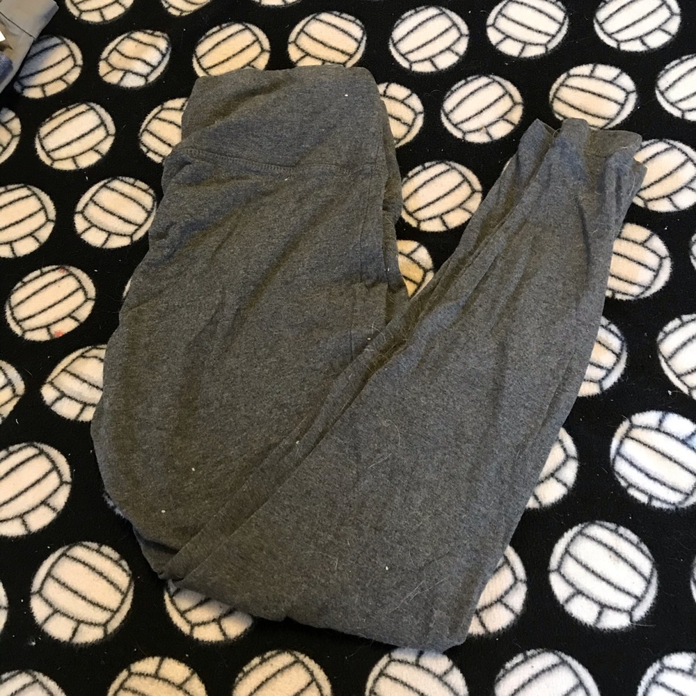 Gray leggings